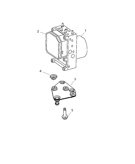 Module Electronic Stability Diagram for 68022025AA