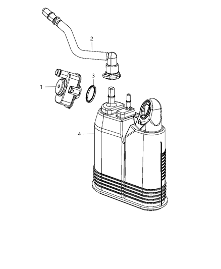 Canister Vapor Diagram for 4593884AE