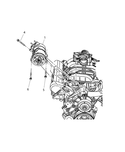 Compressor A/C Diagram for R5111400AE