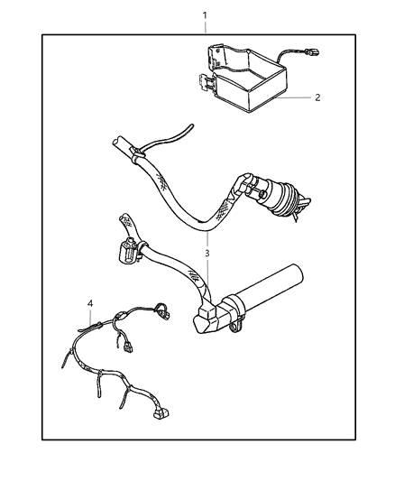 Heater Battery Diagram for 82300778