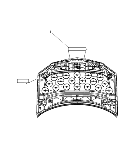 2008 Chrysler Pacifica Label Emission Diagram for 5273856AA