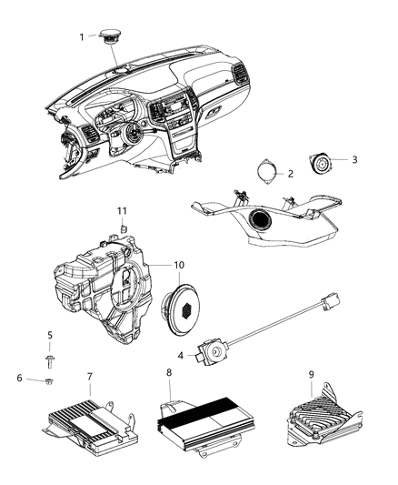 Amplifier Diagram for 68207346AI