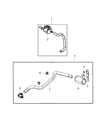 Valve Purge Control Diagram for 4627832AA