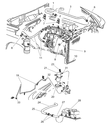 Band Accumulator Retaining Diagram for 55036206AC