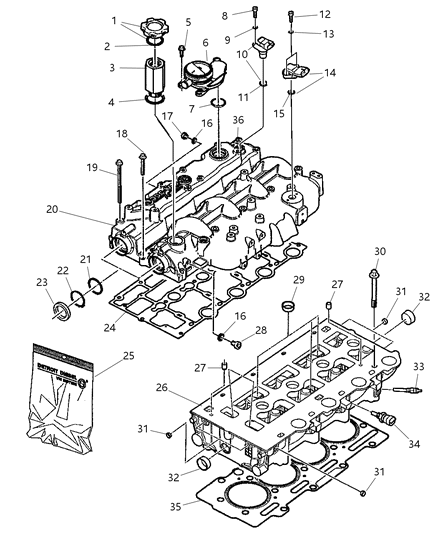 Sensor Camshaft Diagram for 5066856AB
