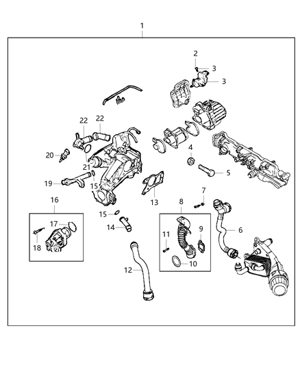 2002 Chrysler Town & Country Screw Diagram for 68103878AA