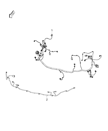 Wiring Front End Module Diagram for 68337918AB