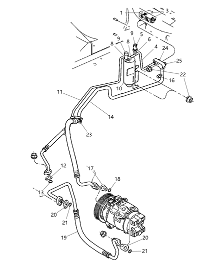 Seal 5/8 Inch Diagram for 5073619AA