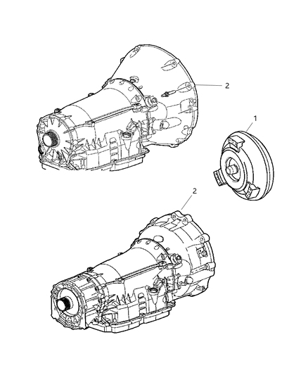 Transmission With Torque Converter Diagram for R5144480AD