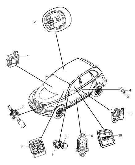 Switch 5 Gang Diagram for 4602698AD