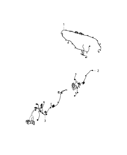 Wiring Liftgate Diagram for 68341744AB