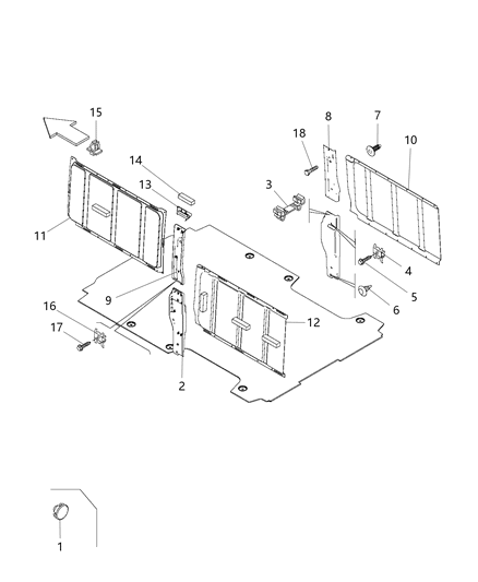 Panel Cargo Compartment Diagram for 1ZQ22LXEAA