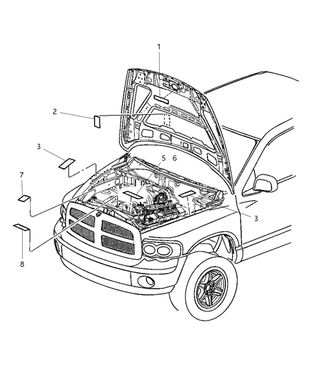 Label Emission Diagram for 52022163AA