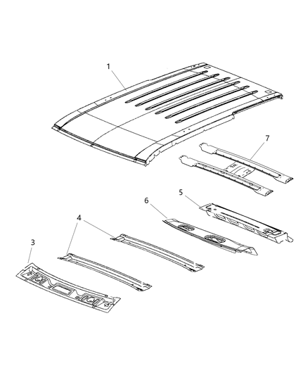 2002 Dodge Caravan Bracket Diagram for 68040966AA