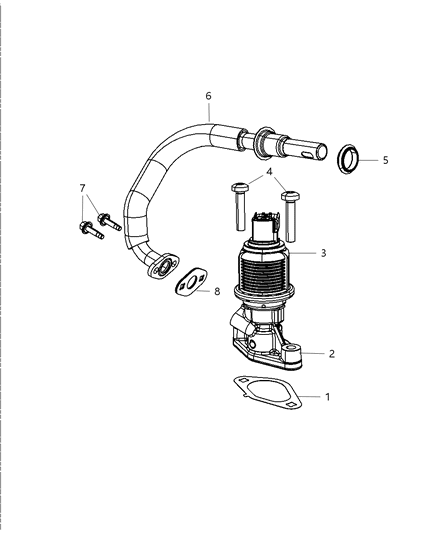 Valve EGR Diagram for 53032509AL