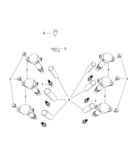 Spark Plug Diagram for SPTE10PMC5