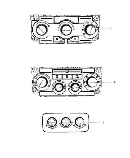 Control Auto Temperature Control Diagram for 55111876AA