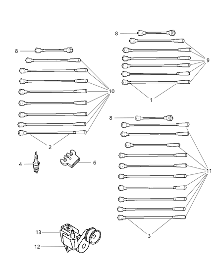 Spark Plug Diagram for SP00QC9MC4