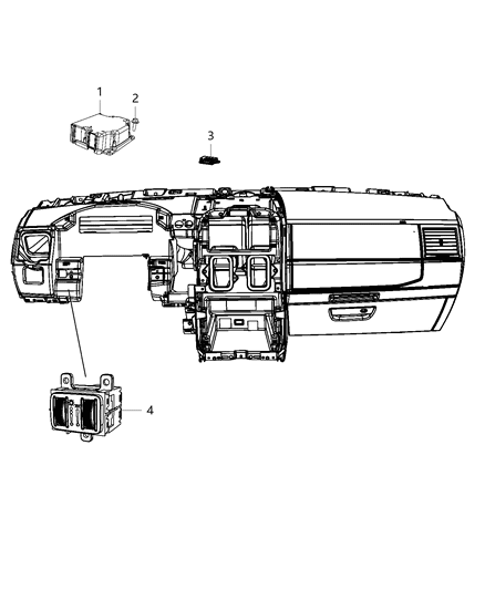 1992 Jeep Cherokee Module Lighting Control Diagram for 68072007AB
