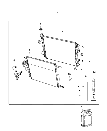 Module Cooling Diagram for 68268592AB