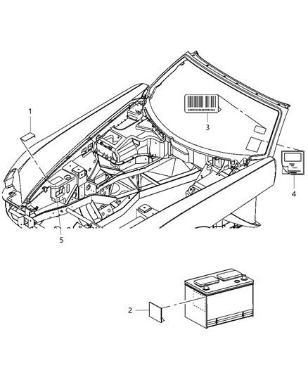 Label Emission Diagram for 5037951AA