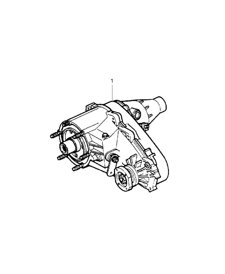 Transfer Case Diagram for RL099421AI