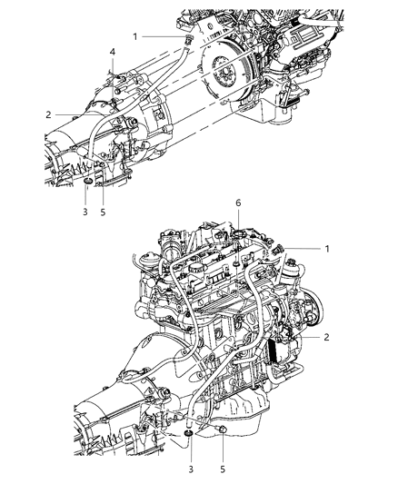 Tube Oil Filler Diagram for 53013883AD