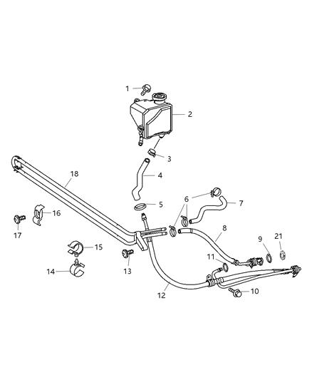 2018 Ram ProMaster 3500 Clamp Diagram for 6104808AA