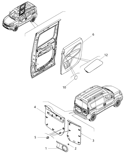 1987 Jeep Comanche Mat Pull Cup Diagram for 6EH32LXHAA