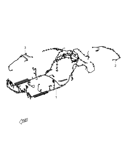 2003 Chrysler Sebring Wiring Jumper Mirror Diagram for 68142720AE