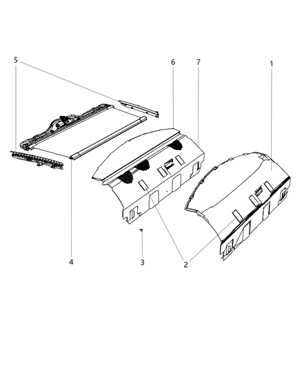 Extension Shelf Panel Diagram for 1PP21ML2AA