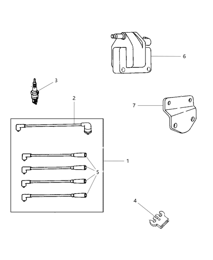 2012 Chrysler 300 Cable Ignition Diagram for 56041858AA
