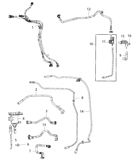 Valve Linear Purge Diagram for 4891738AA