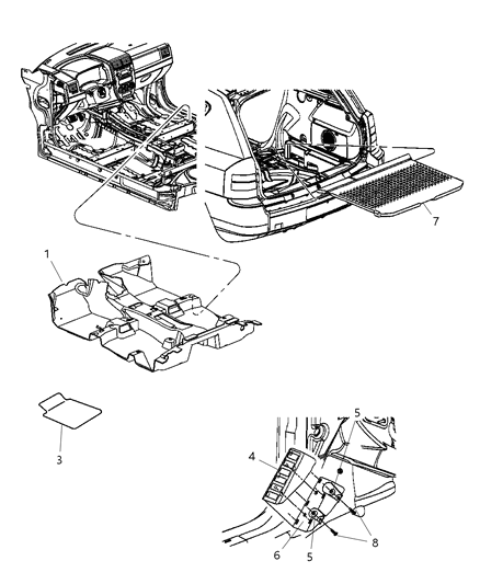Mat Kit Floor - Complete Diagram for 82210118