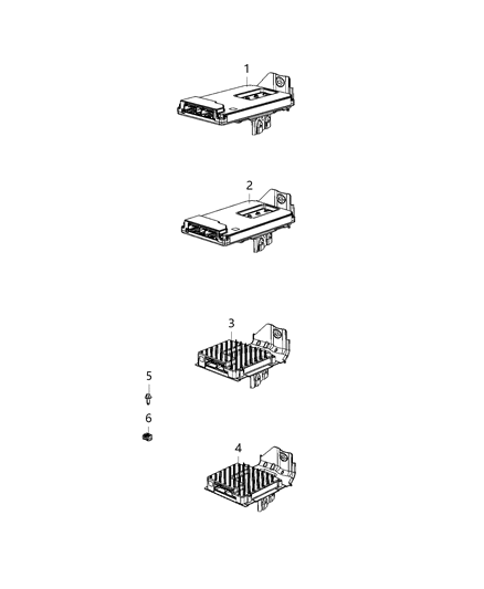 Amplifier 12 Channel Diagram for 68454512AA