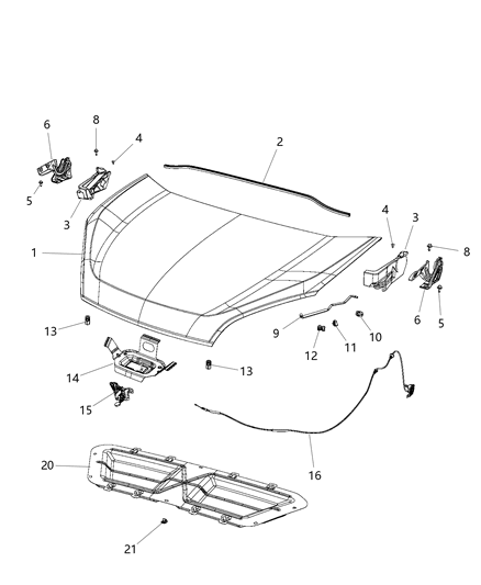 1990 Jeep Comanche Screw M6X25 Diagram for 68153242AA