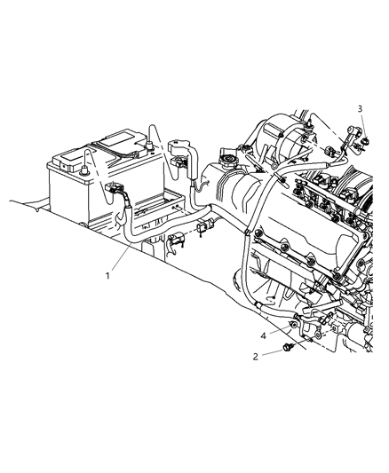 1997 Jeep Grand Cherokee Wiring Alternator And Battery Diagram for 56050945AB
