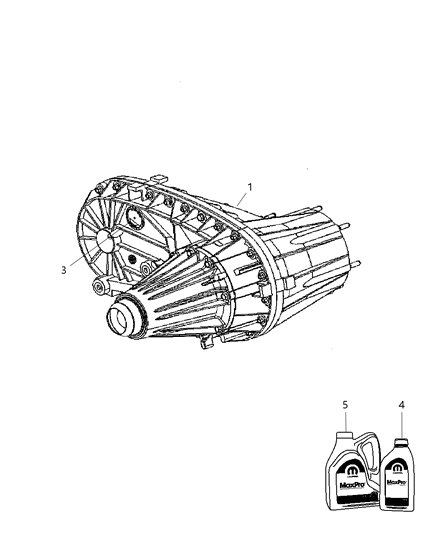 1991 Chrysler Imperial Transfer Case See Note Diagram for R2853061AE