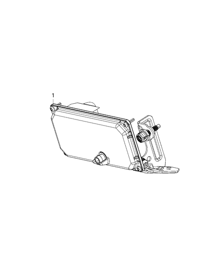 1985 Dodge Ramcharger Module Forward Facing Camera Diagram for 68475159AE