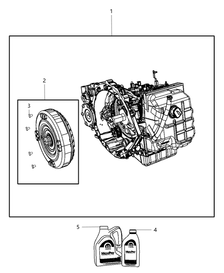 Converter Kit Torque Diagram for R8070538AB