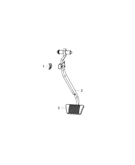 Pedal Brake Diagram for 4581693AG