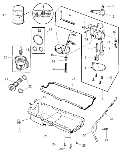 Bolt, W/Washer, Oil Pump , (.312-18X2.625) Diagram for 154593