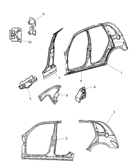Baffle Trough Diagram for 5027098AB