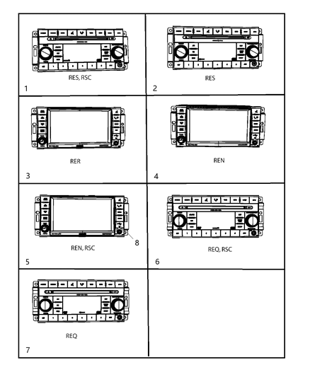 Radio Am/Fm/6 DVD Diagram for 5064923AE