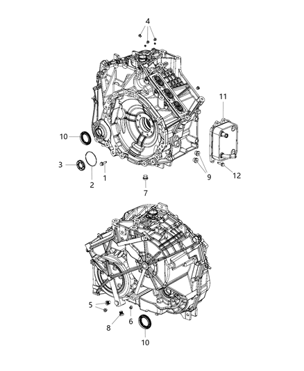 2011 Dodge Durango O Ring Diagram for 5062405AB