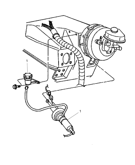 Master Cylinder Diagram for 68437475AA