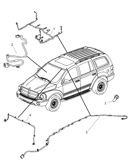 Wiring Mirror Jumper Diagram for 68039525AA
