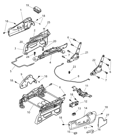 2023 Ram 1500 Classic Cover Seat Belt Anchor Diagram for 5JX80BD5AA