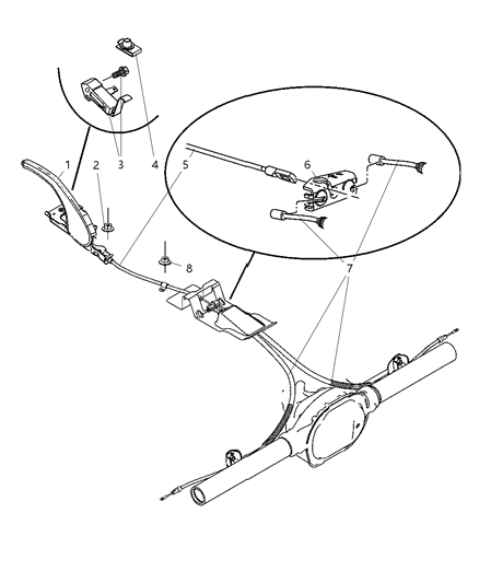 Lever Assembly Parking Brake Diagram for 1EM311DVAB