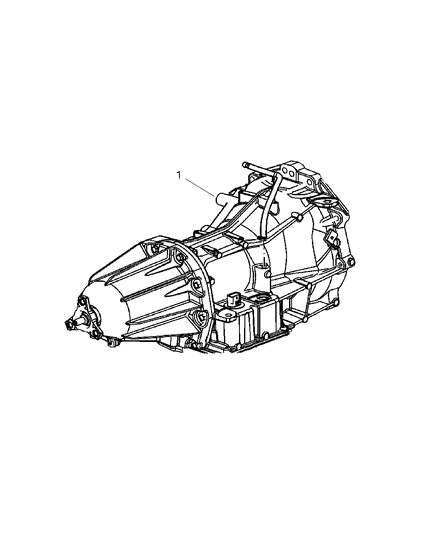 1992 Dodge Shadow Transmission Package Diagram for 5179247AA